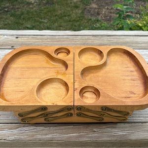 Vintage Teak Charcuterie Tray